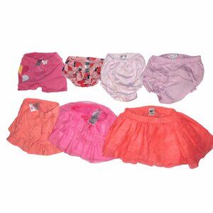 7 Piece Baby girl bottoms Set